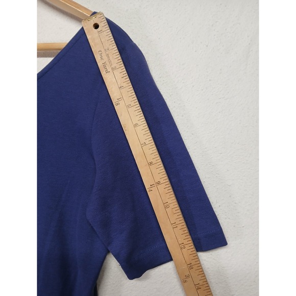 Peruvian connection small royal blue modest dress coquette - Picture 4 of 5